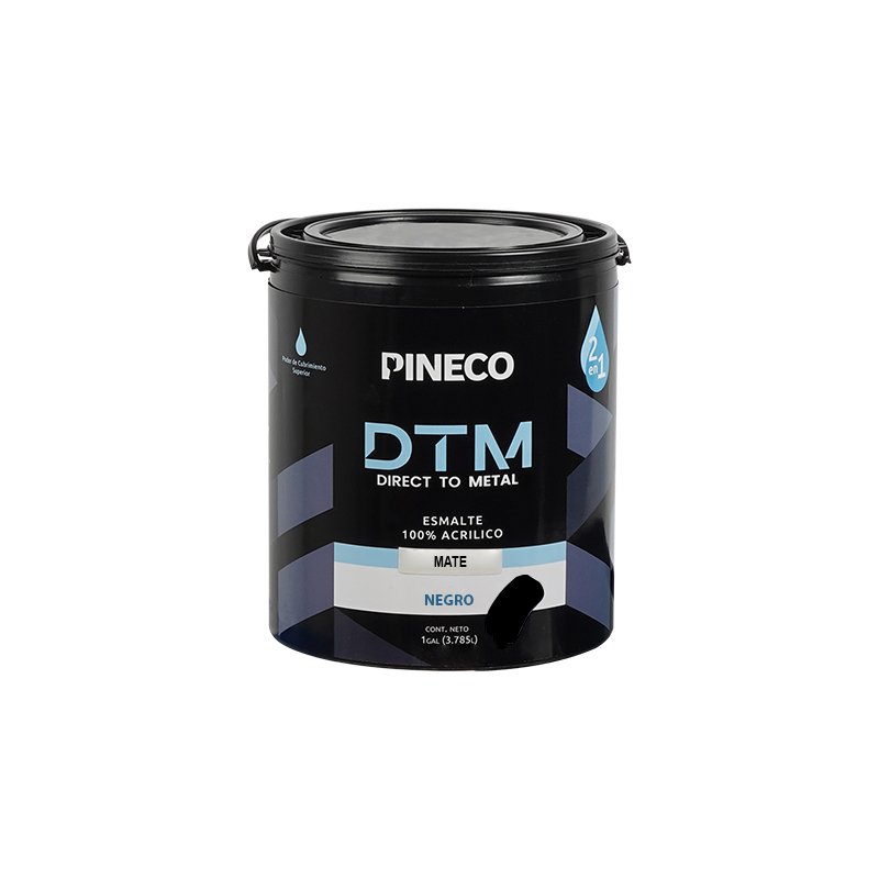 00513461 - ESMALTE - PINECO DTM NEGRO MATE