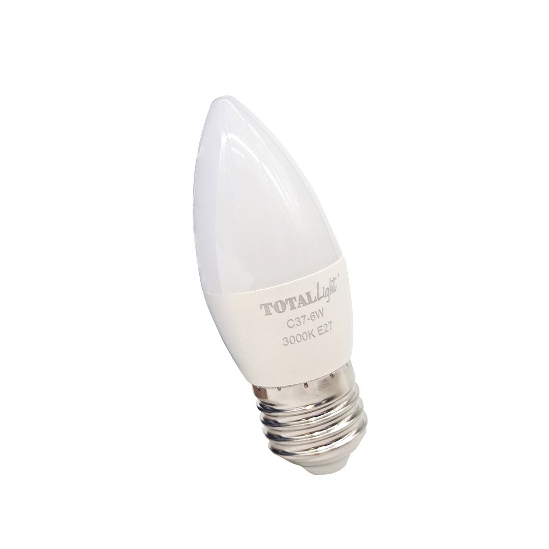 104596 - Bombillo LED Tipo Vela C37PA 6W E 27 - Total Light (1)