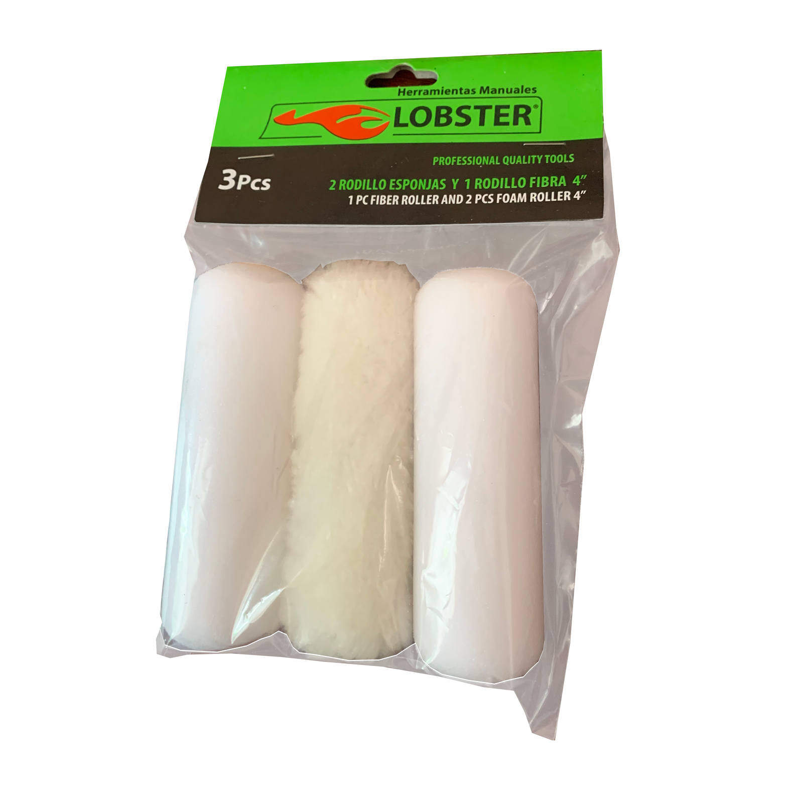 142703 FUNDA PARA RODILLO 4 PULG (3PZAS) LOBSTER