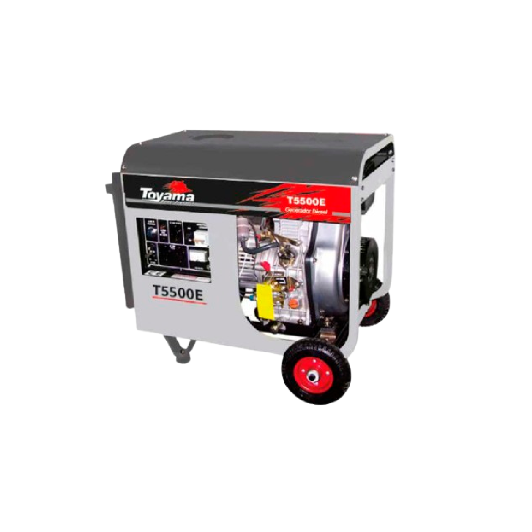 164127 - 485326 GENERADOR DIESEL 5.5KW 120-240 VOLTS T5500E TOYAMA