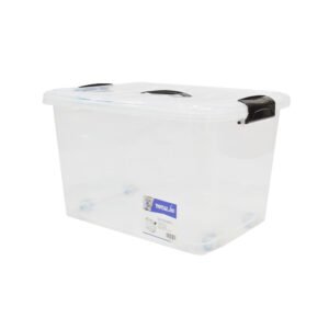 CAJA ORGANIZADORA TRANSPARENTE 45LTS (50X38X30)