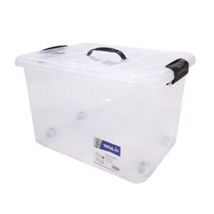 CAJA ORGANIZADORA TRANSPARENTE 75LTS (59.5X43.5X36)