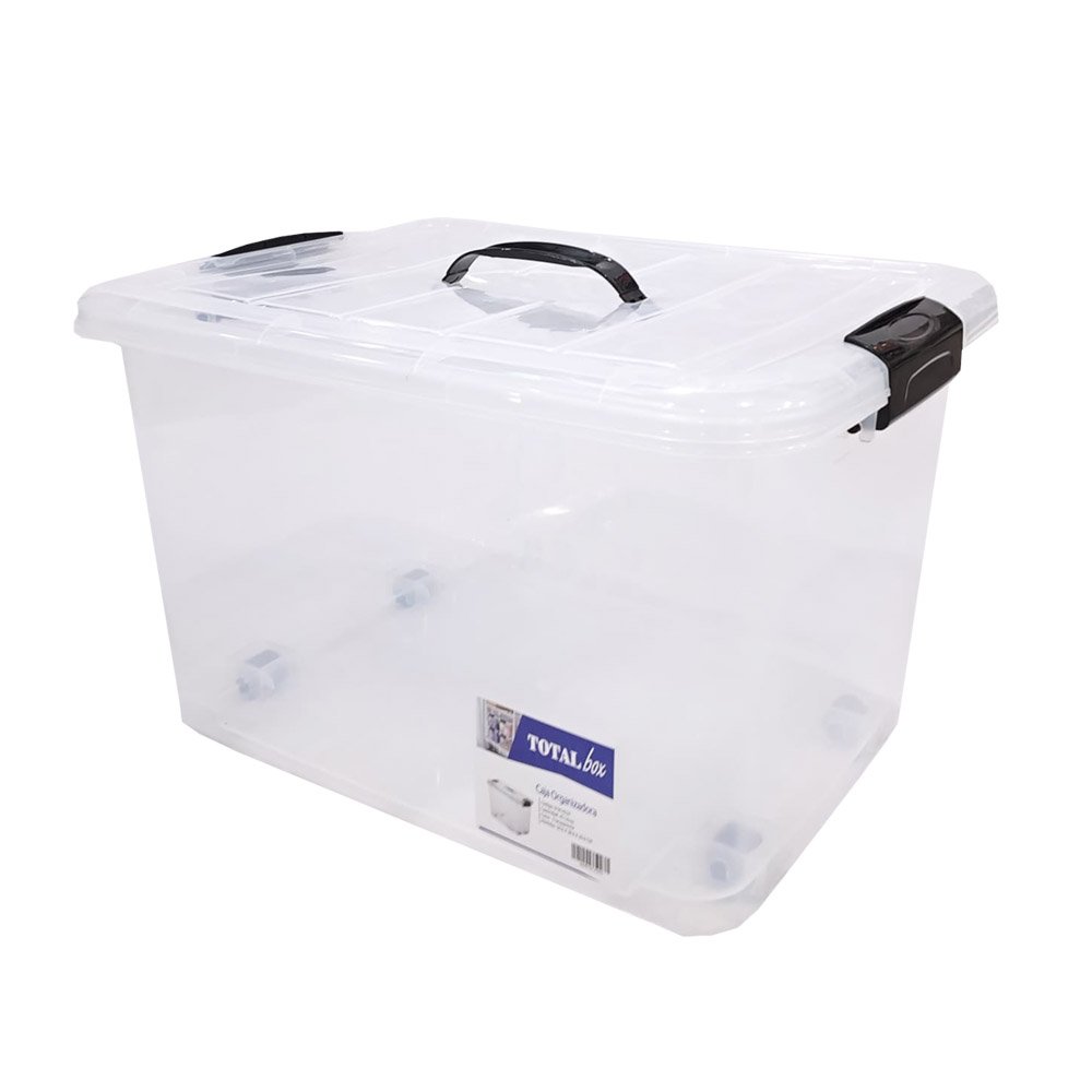 1814239 - CAJA ORGANIZADORA TOTAL BOX - 75 LITROS TRANSPARENTE 1