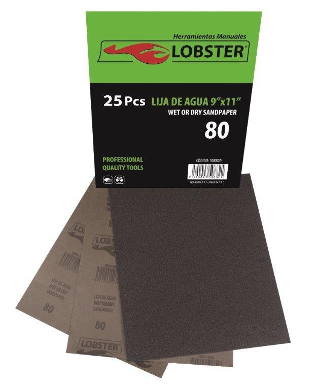 5210069 - 508820 LIJA DE AGUA GRANO 80 LOBSTER